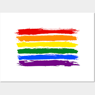 RAINBOW STRIPES Posters and Art